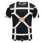 versace t-shirt bas prix medusa Ceinture round neck